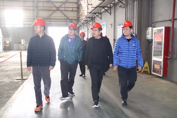 洛南縣九龍礦業(yè)等公司董事長(zhǎng)一行到公司參觀交流